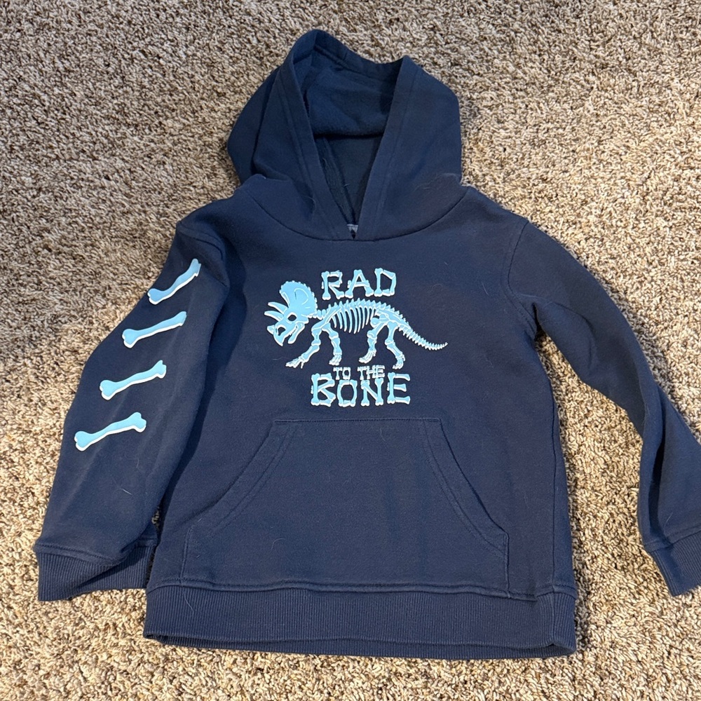 JEM Navy Blue Dinosaur Hoodie